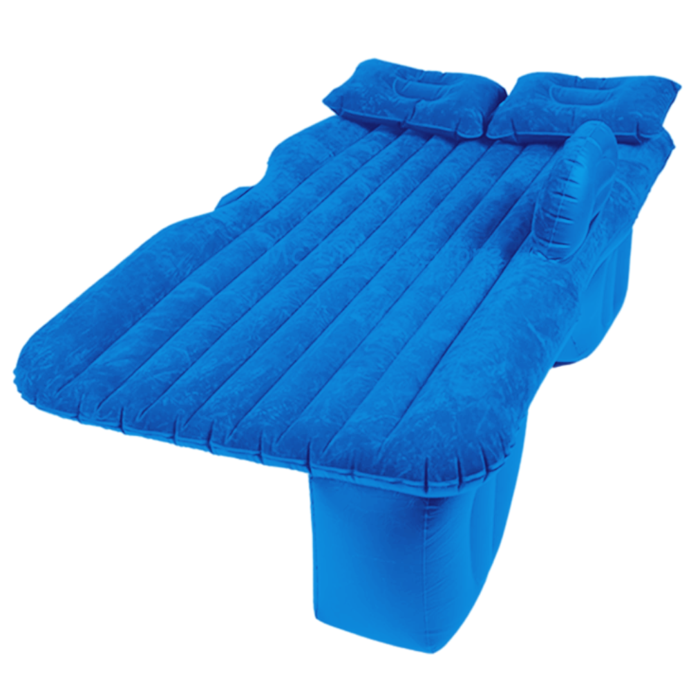 Inflatable Bed for Car Backseat -Blue - Ozerty