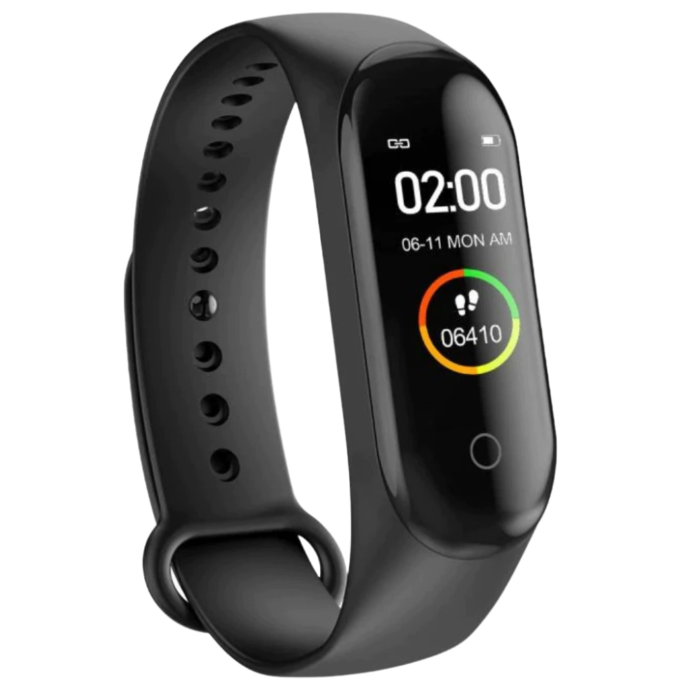 Fitness and Sleep Tracking Bracelet -Black - Ozerty