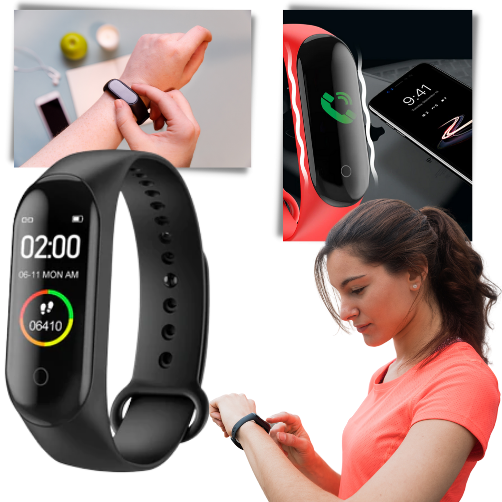 Fitness and Sleep Tracking Bracelet - Ozerty