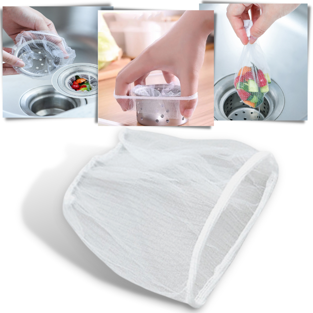 Pack of Filter Mesh for Kitchen Sink - Ozerty