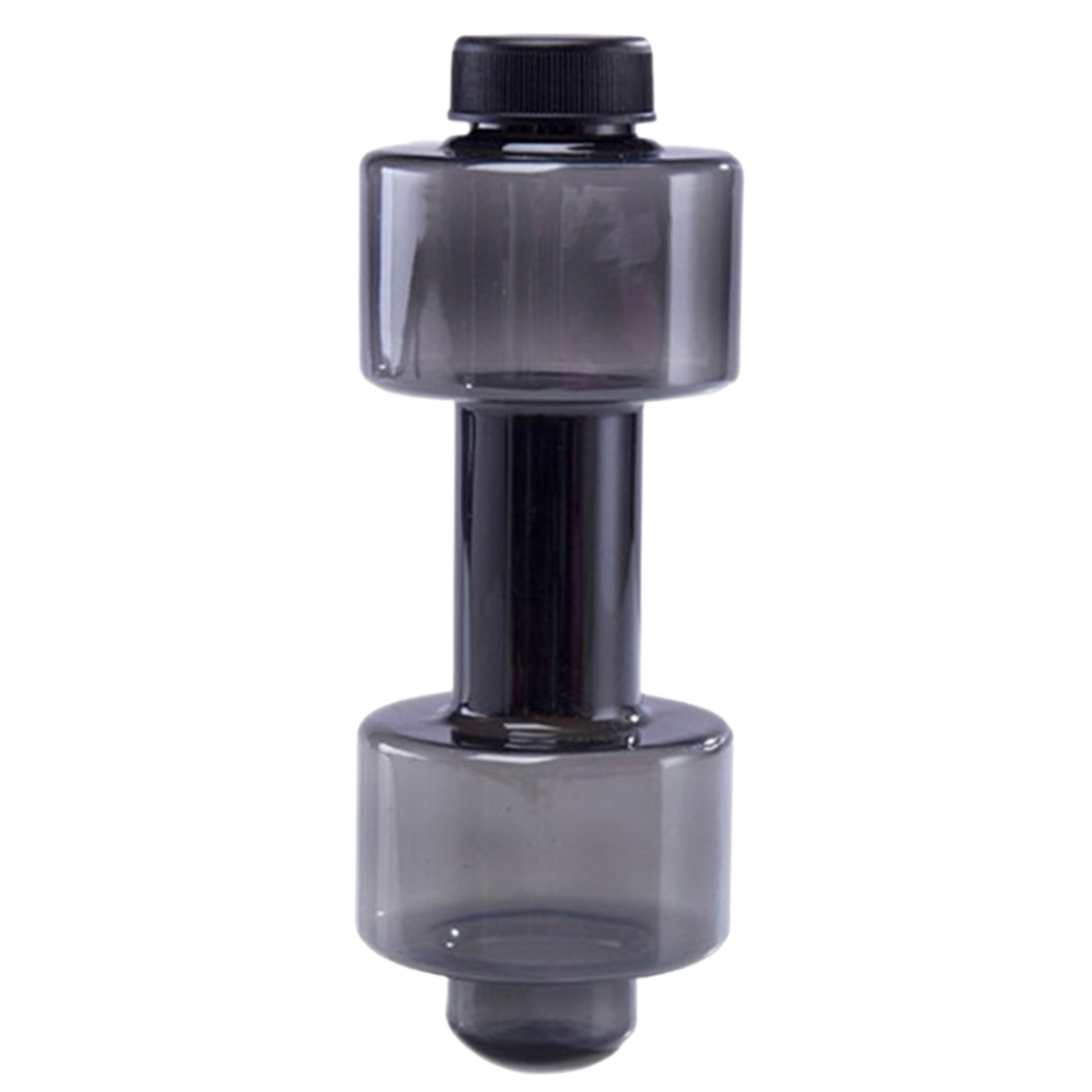 Dumbbell Water Bottle -Black - Ozerty