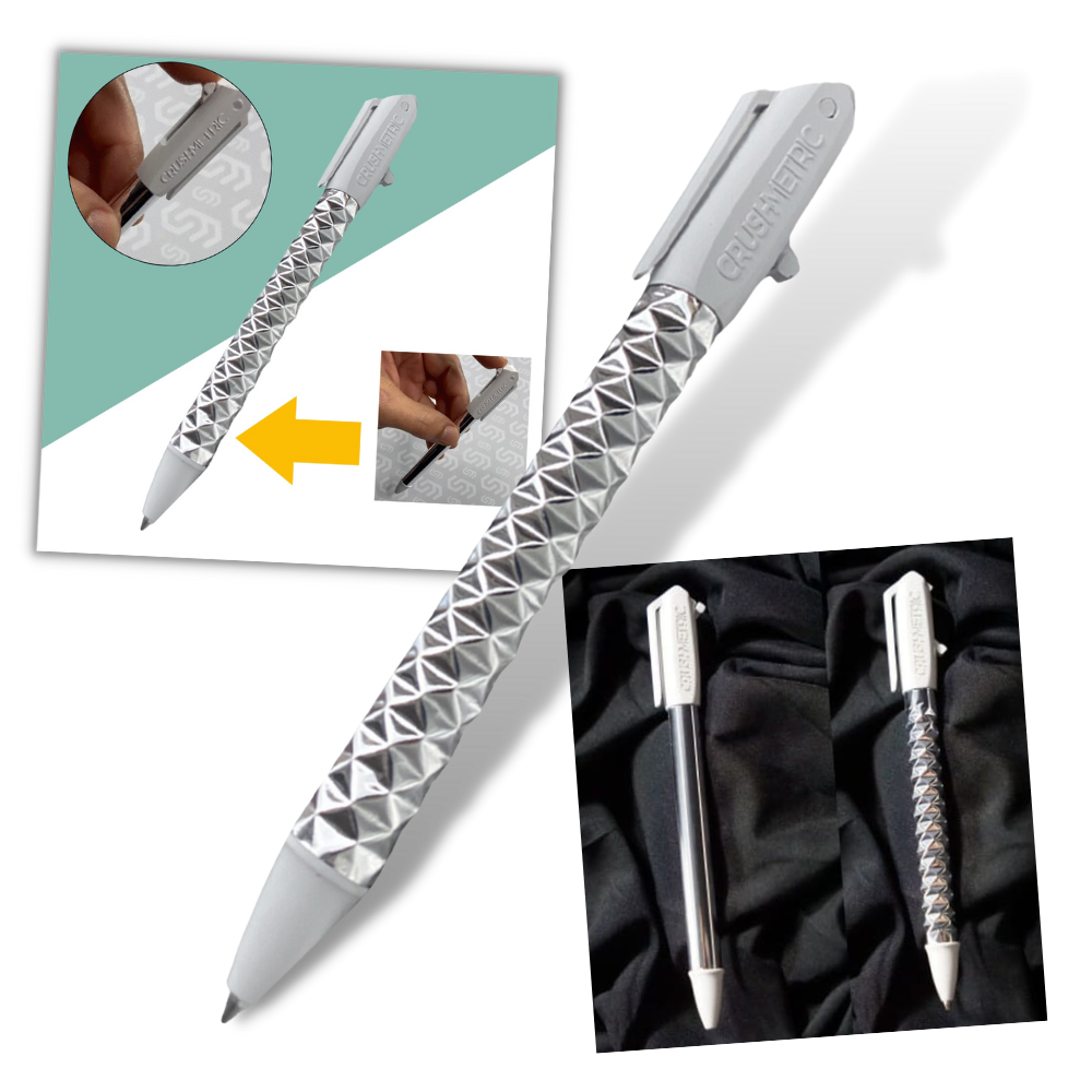 Shape-Changing Stainless Steel Gel Pen - Ozerty