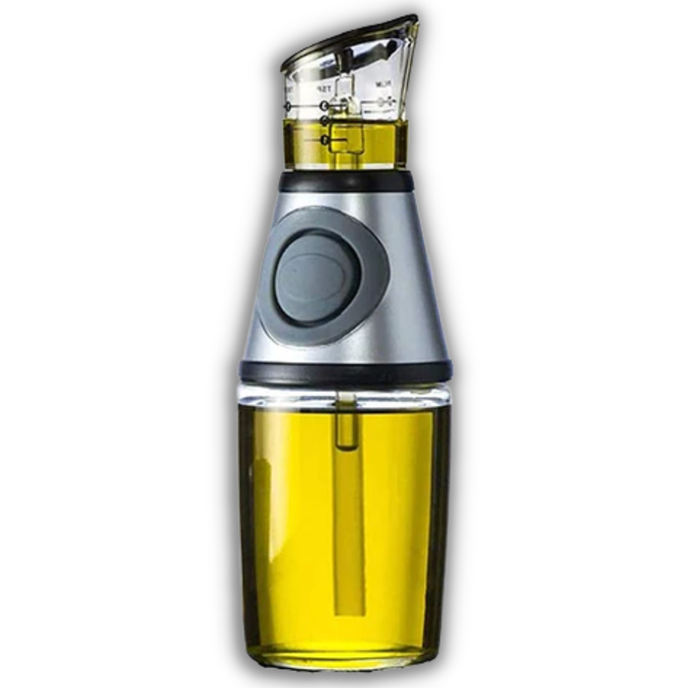Cooking Oil Dispenser Bottle -Silver - Ozerty