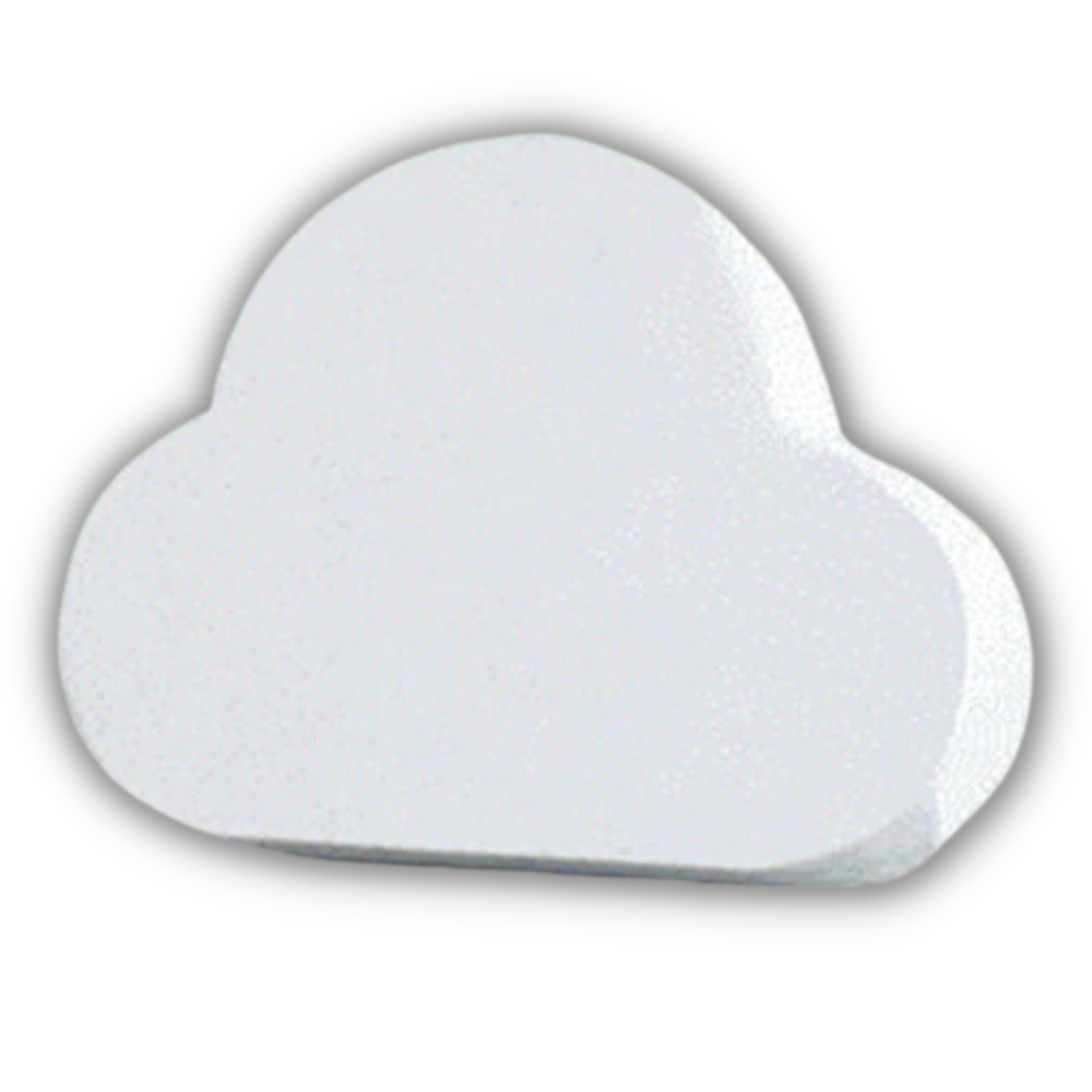 Colourful Sea Salt Bath Bomb -White - Ozerty