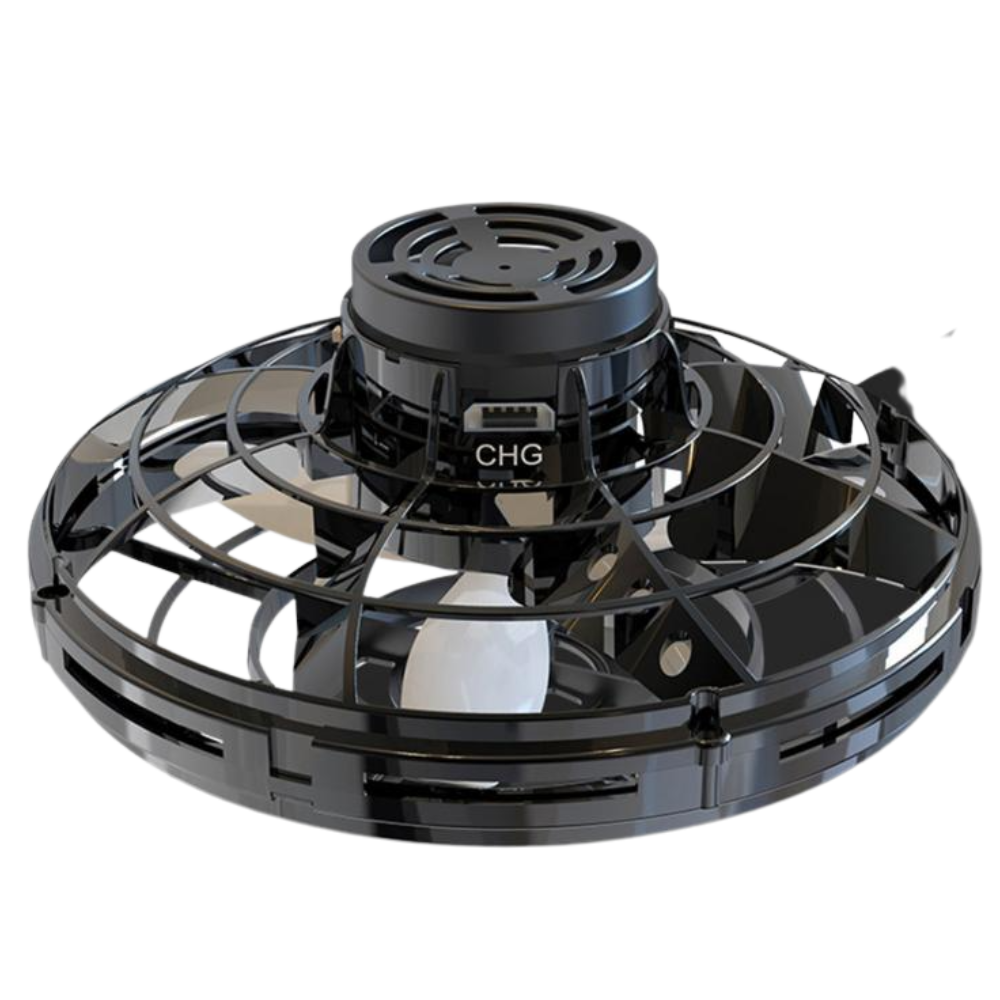 Flying Spinner Toy -Black - Ozerty