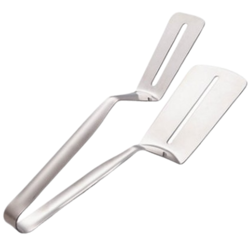 Stainless Steel Spatula and Tongs - Ozerty