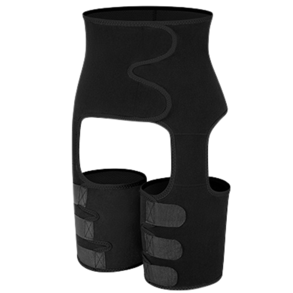 Women's Waist Slimming Muscle Belt -Black - Ozerty