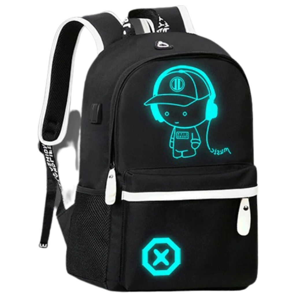 Luminous anime laptop backpack - Ozerty