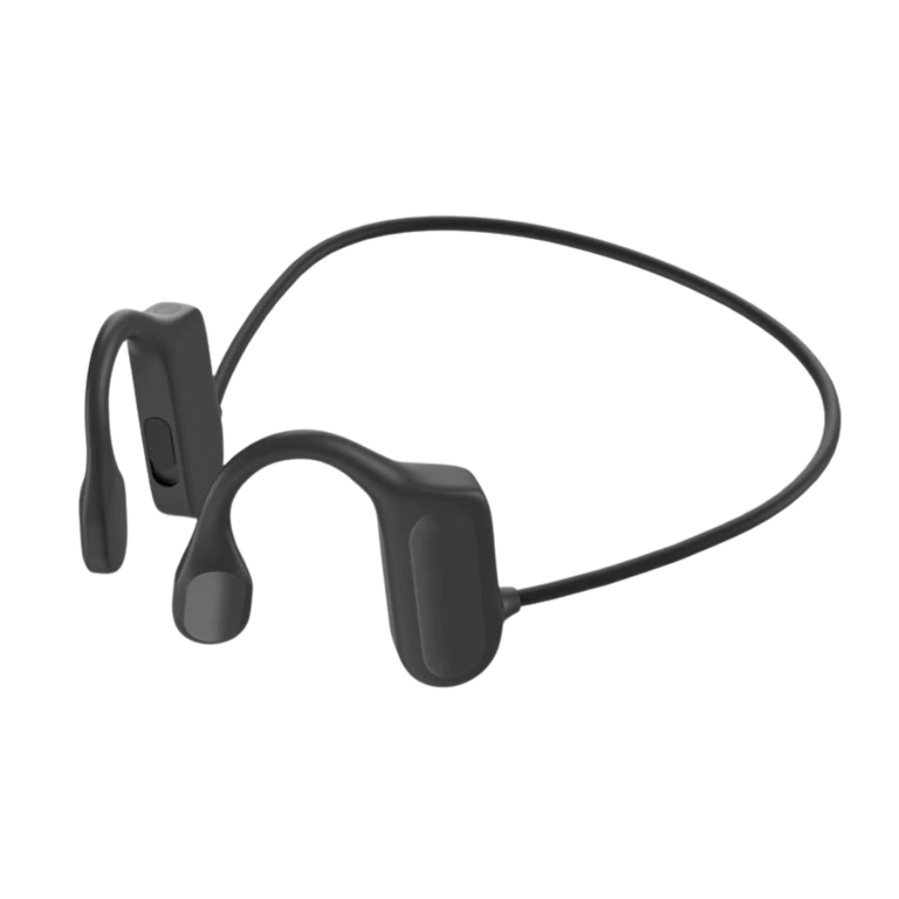 Bone Conduction Headphones -Black - Ozerty