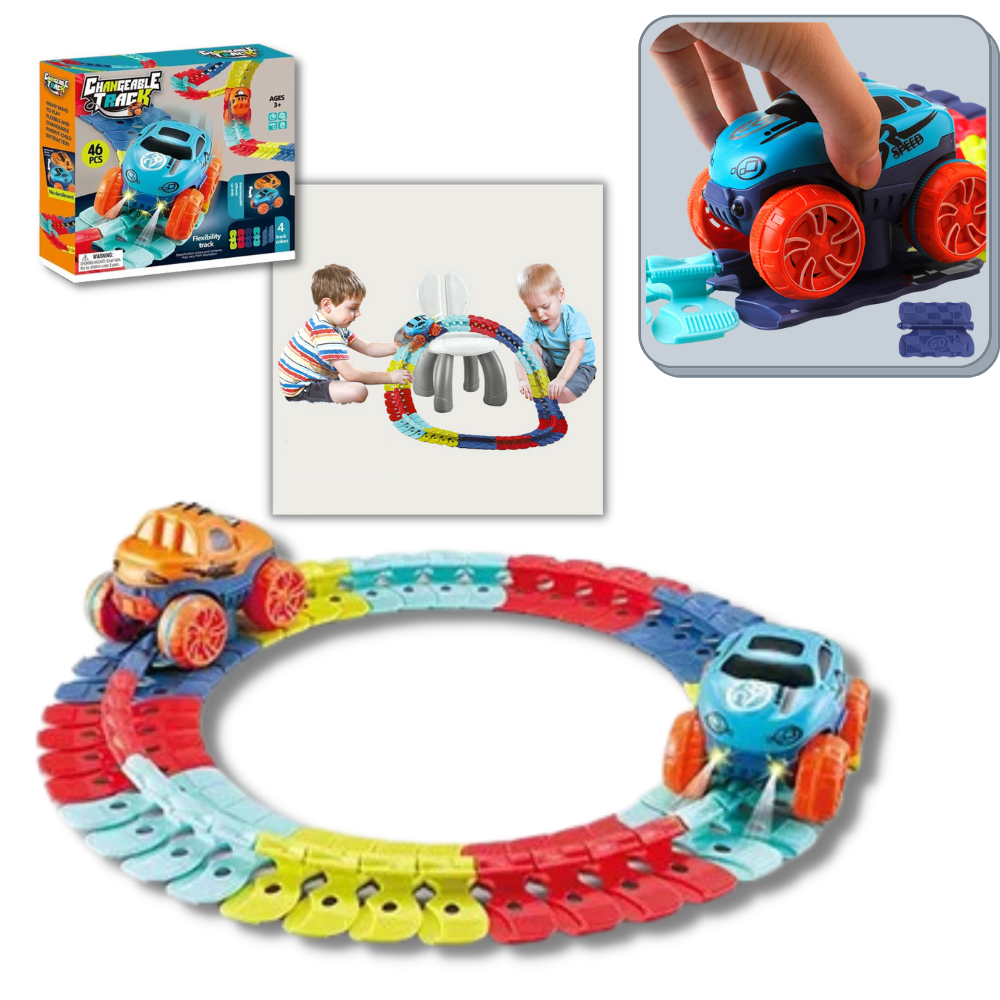 Flexible railway car toy for children - Ozerty