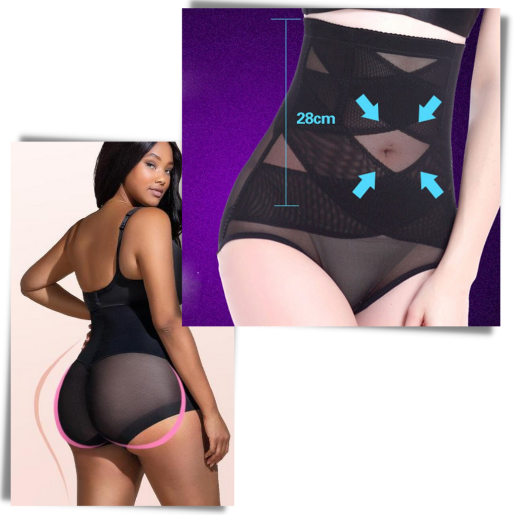 Cross Compression Slimming Abs Shapewear - Ozerty