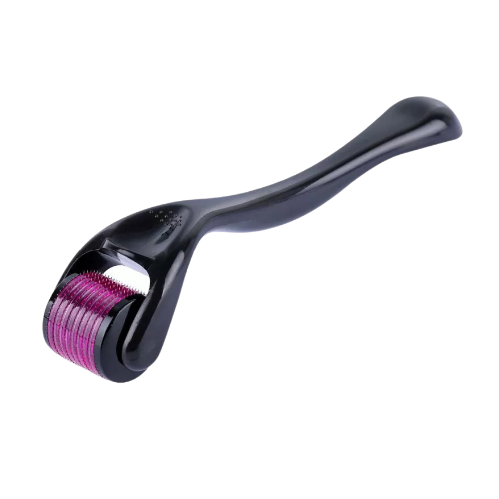 Derma roller for hair and beard growth -Black - Ozerty