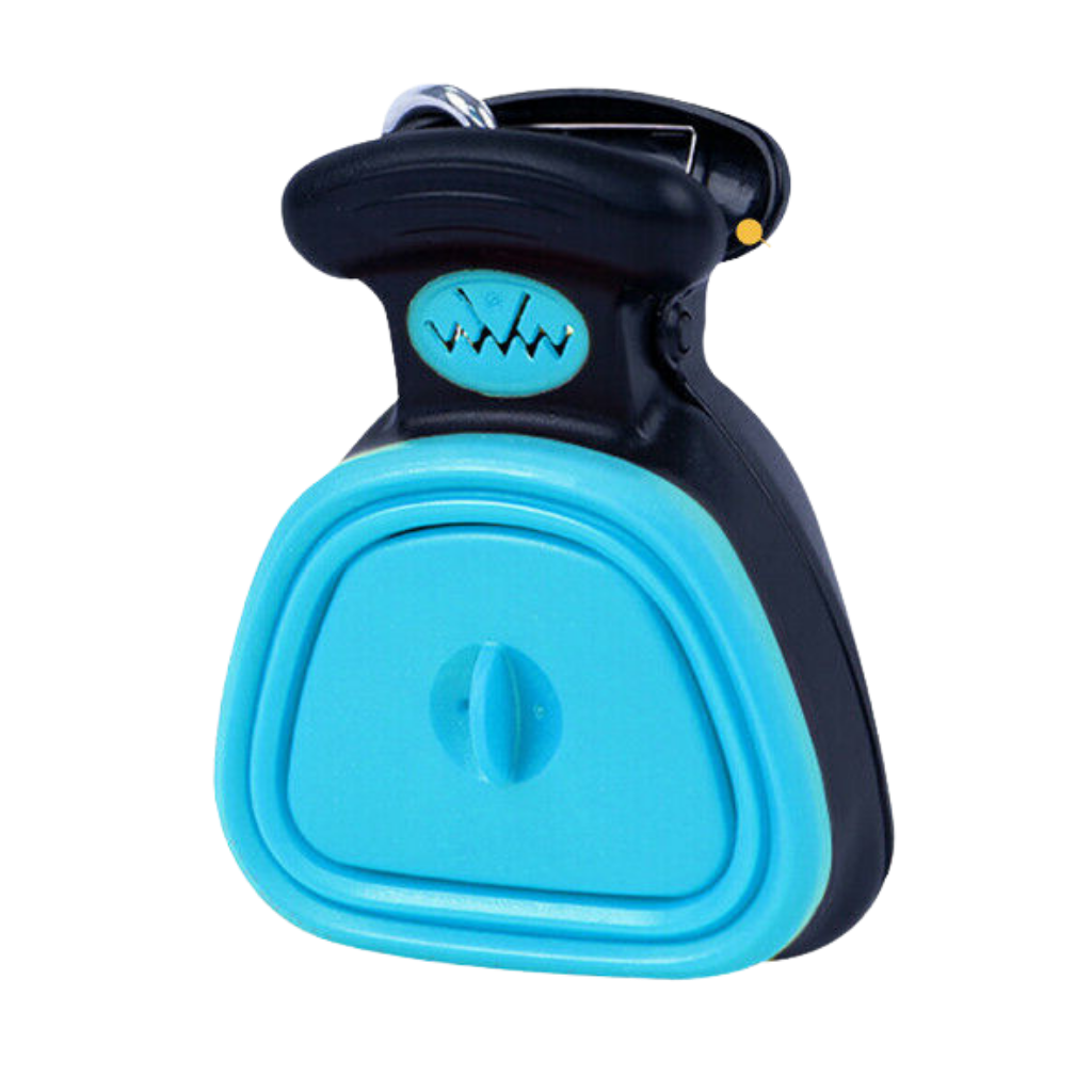 Foldable dog poop scoop with bag dispenser -S - Ozerty
