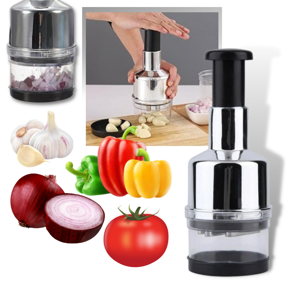 Stainless Steel Garlic Chopper - Ozerty