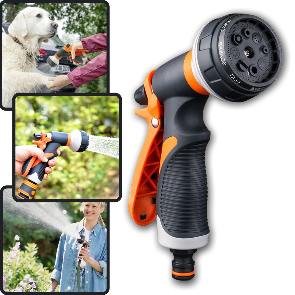 Garden Hose Spray Gun 8 patterns - Ozerty