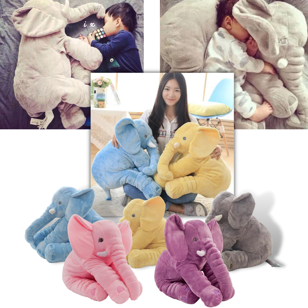 Large Baby Elephant Plushie pillow - Ozerty