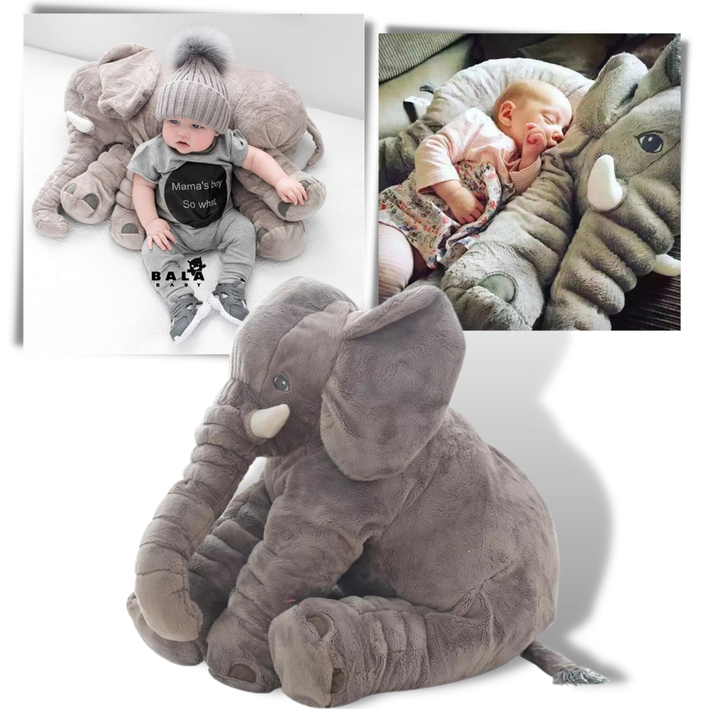 Large Baby Elephant Plushie pillow - Ozerty