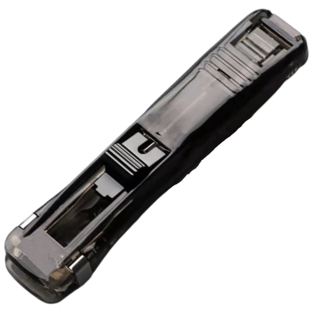 Clamp Clip Dispenser Stapler -Black - Ozerty