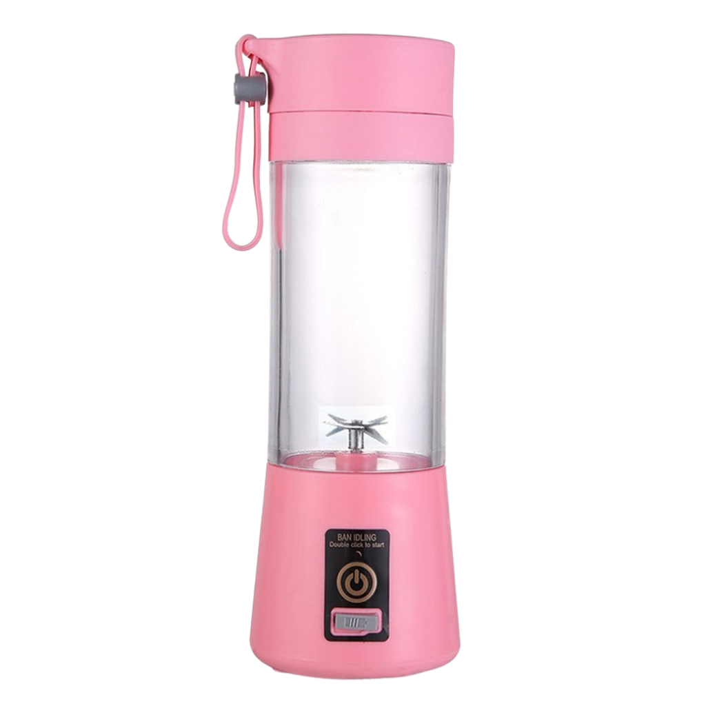 Mini Portable Juice Blender Bottle -Pink - Ozerty