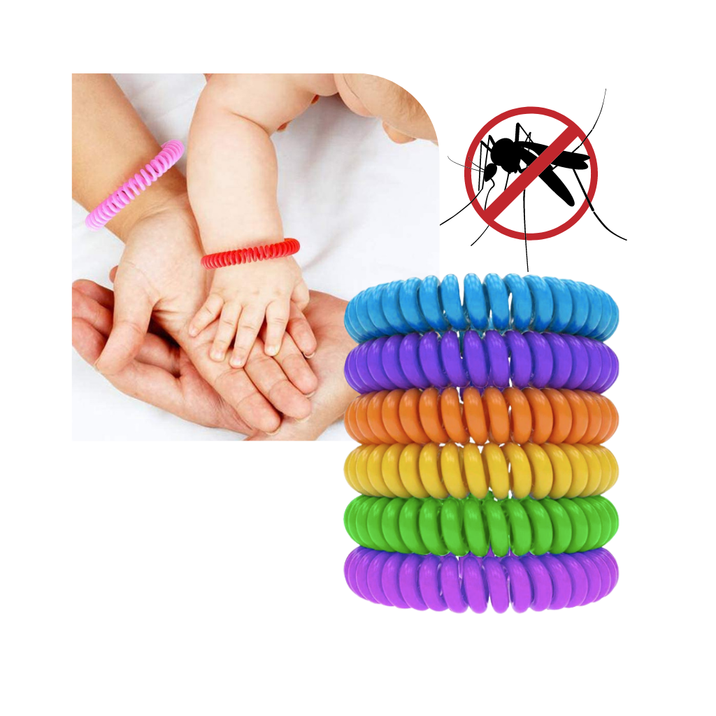 Mosquito Repellent Bracelet waterproof (10 Pcs) - Ozerty