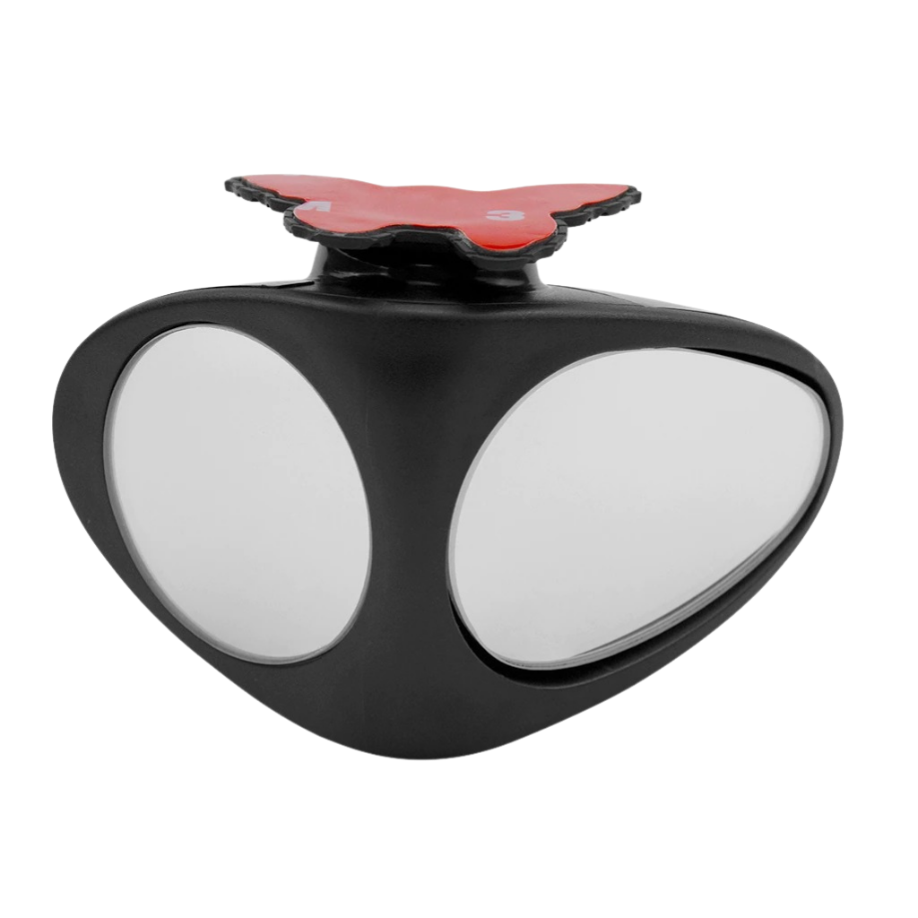 Rotatable 2 Side Blind Spot Car Mirror -Black - Ozerty