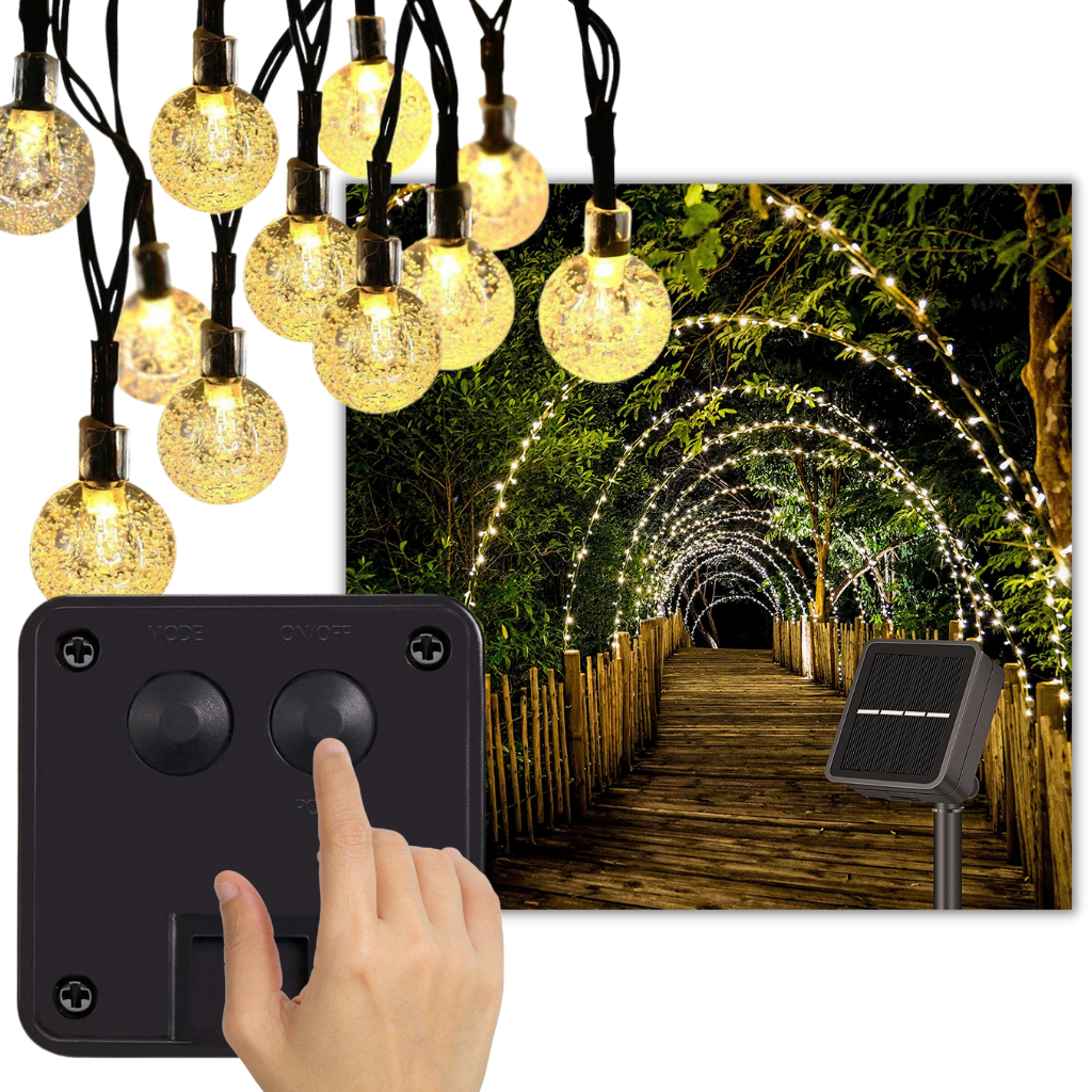 Solar Garland Light String - Ozerty