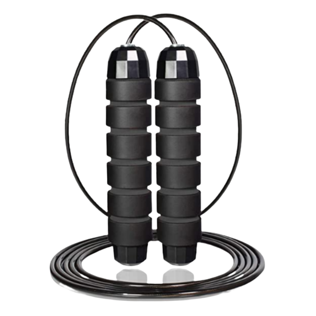 Tangle Free Skipping Rope -Black - Ozerty