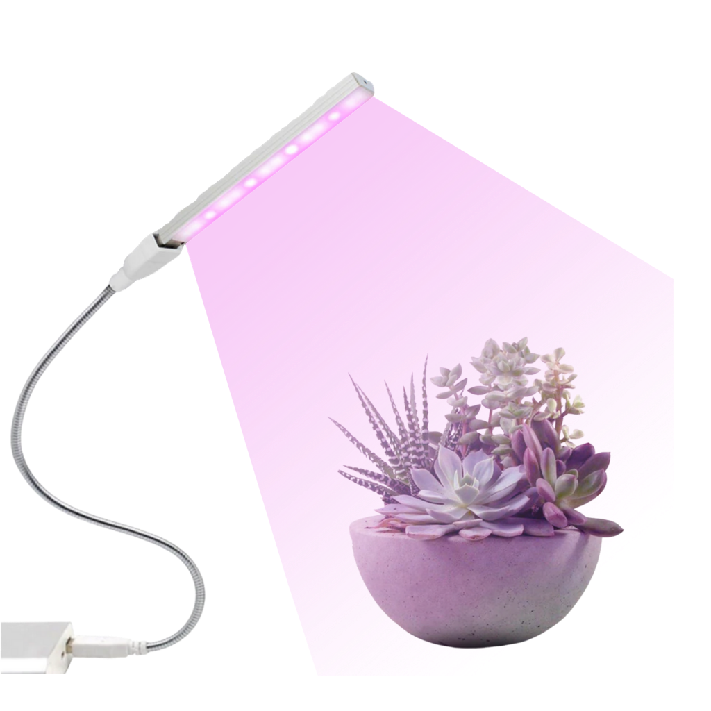 USB LED Plant Grow Light with Flexible Pole - Ozerty