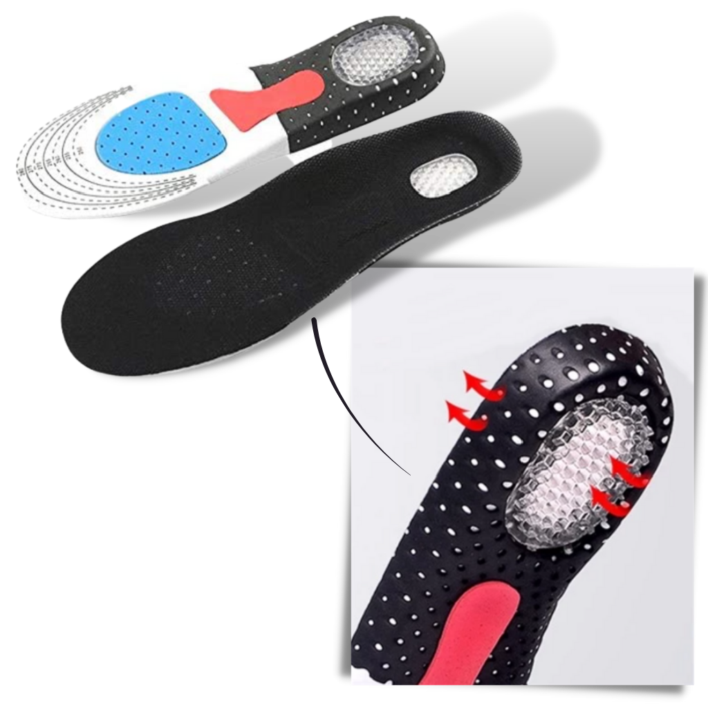 Unisex Gel Insoles for Running Shoes - Ozerty