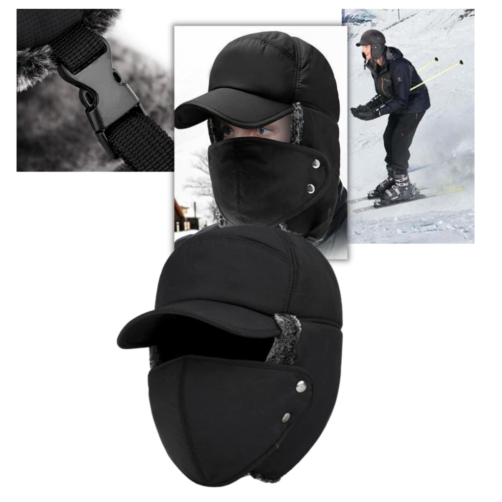 Unisex Windproof Ear and Face Protection Hat - Ozerty