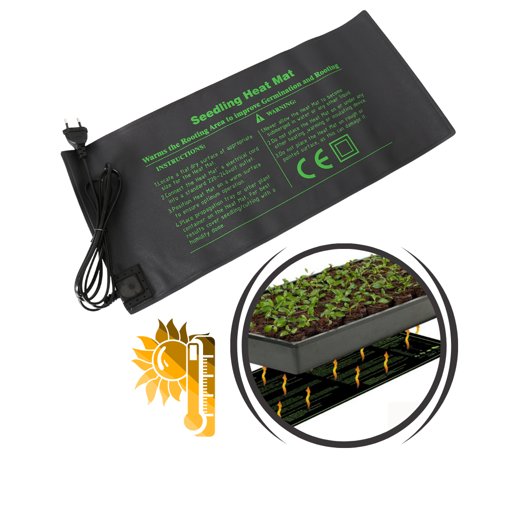 Waterproof Seedling Heat Mat 24x52cm - Ozerty