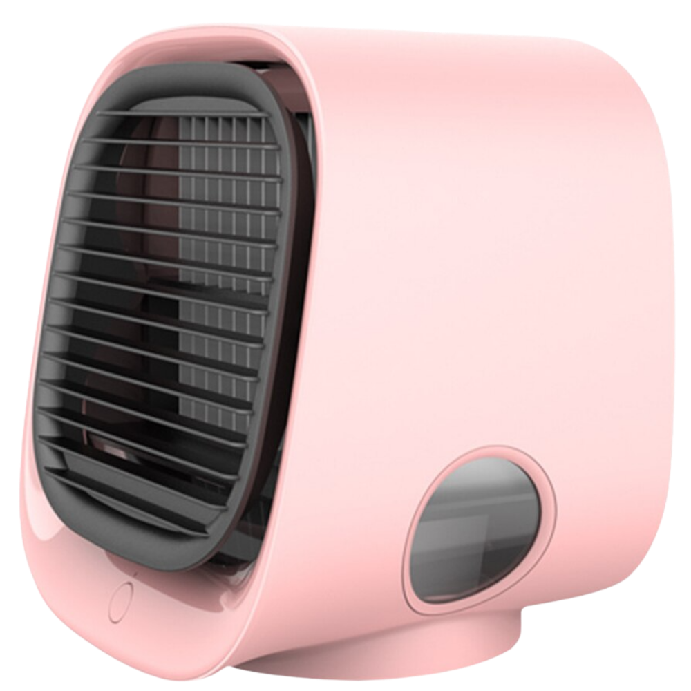 Mini USB Air Cooler and Humidifier -Pink - Ozerty