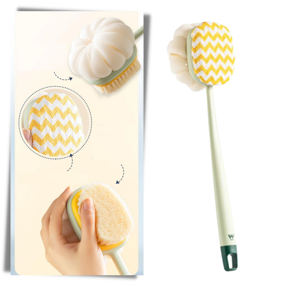 Exfoliating Body Scrubber Bath Brush - Ozerty