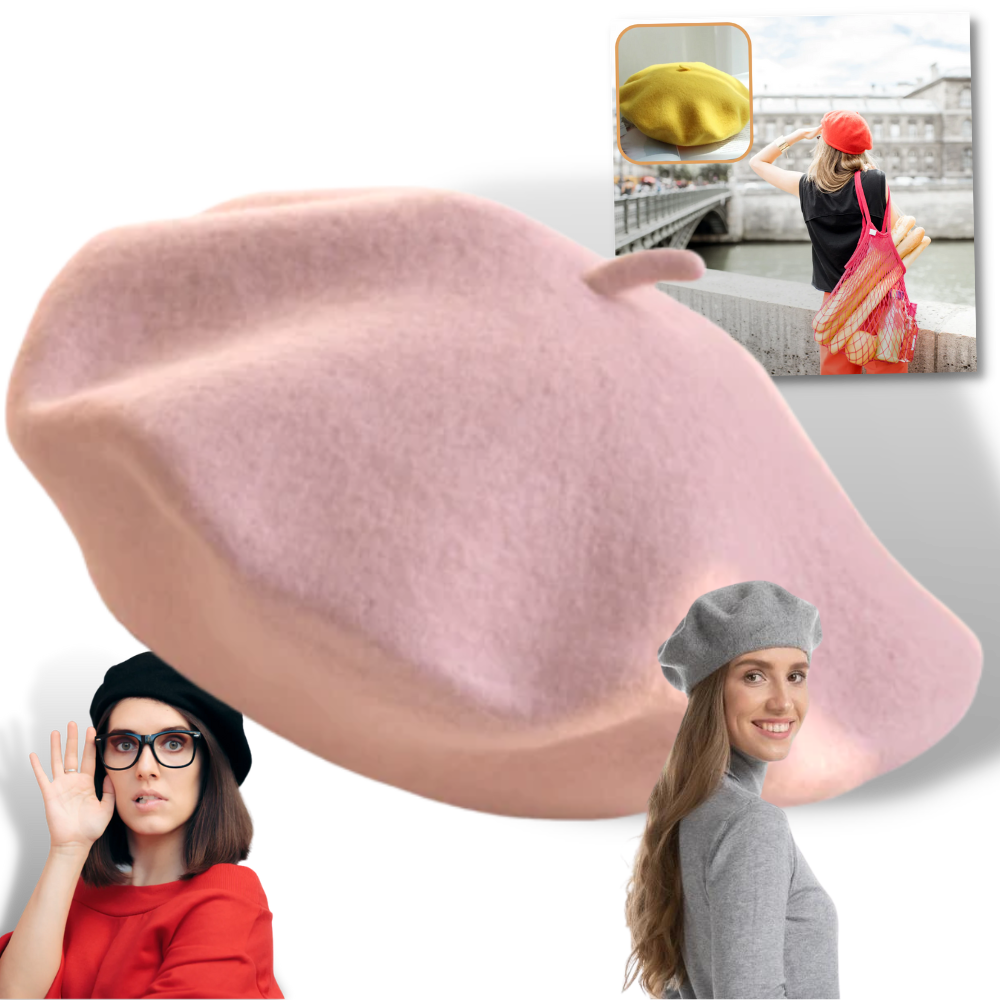 Women's Classic Woollen Beret - Ozerty