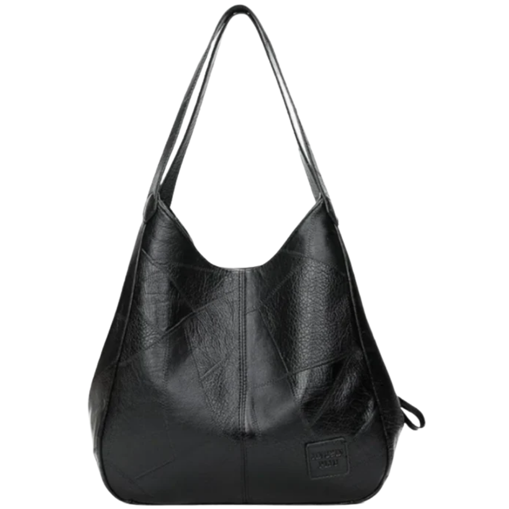 Large Capacity Classic Handbag -Black - Ozerty