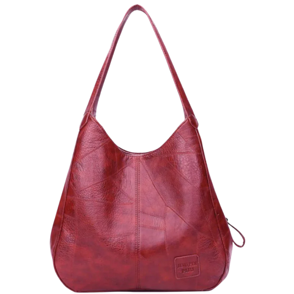 Large Capacity Classic Handbag -Red - Ozerty