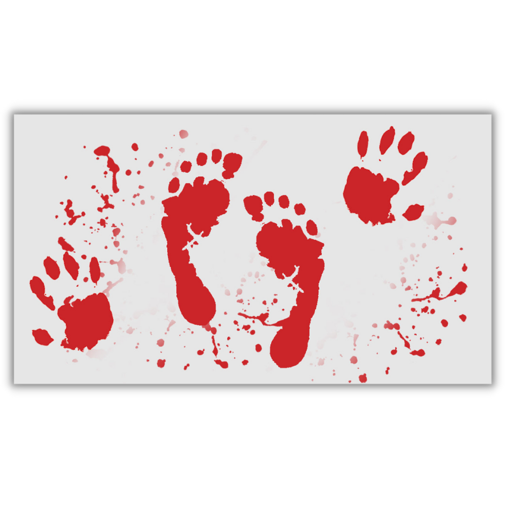 Funny Halloween Bath Mat Blood Effect - Ozerty