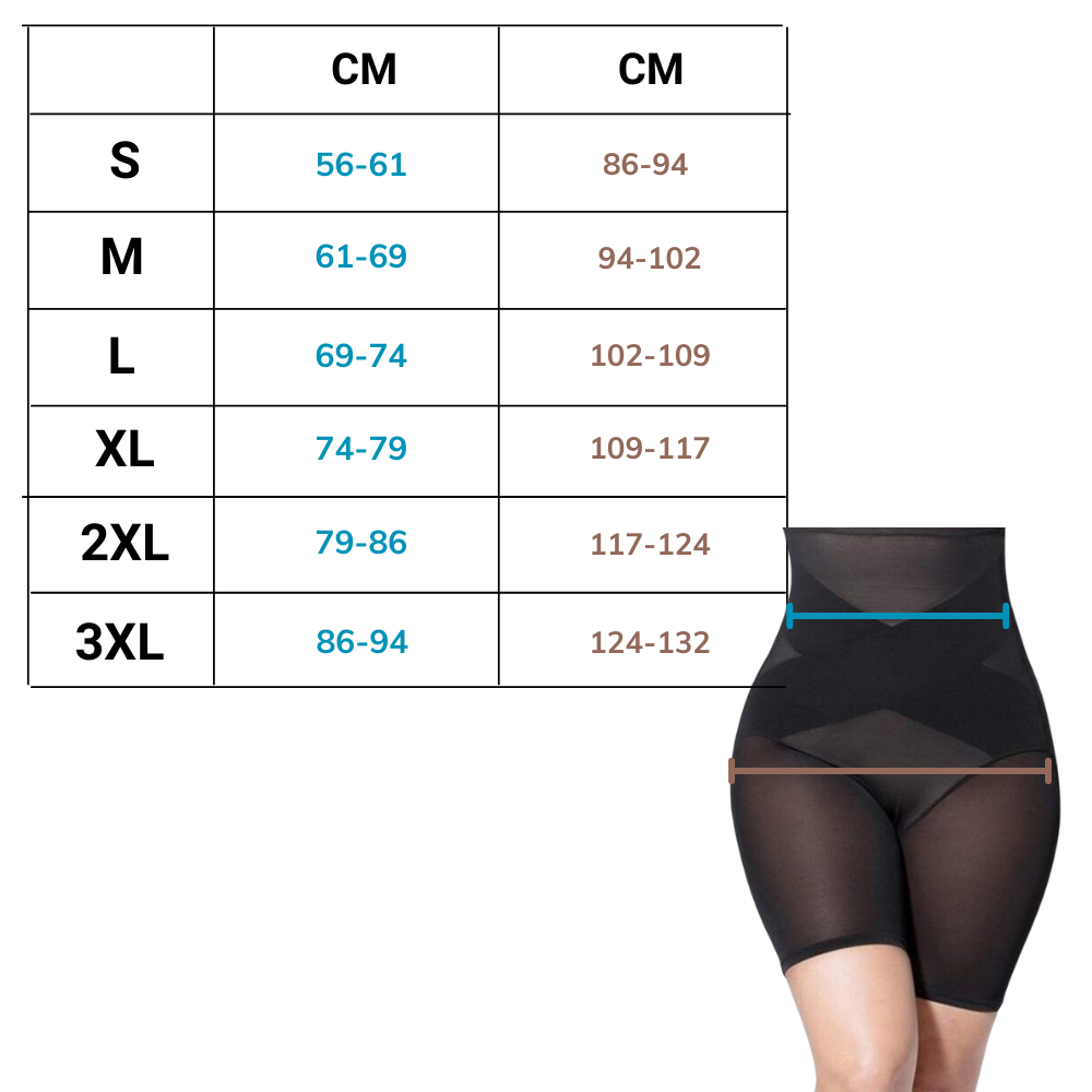 High Waist Slimming Shapewear - Ozerty