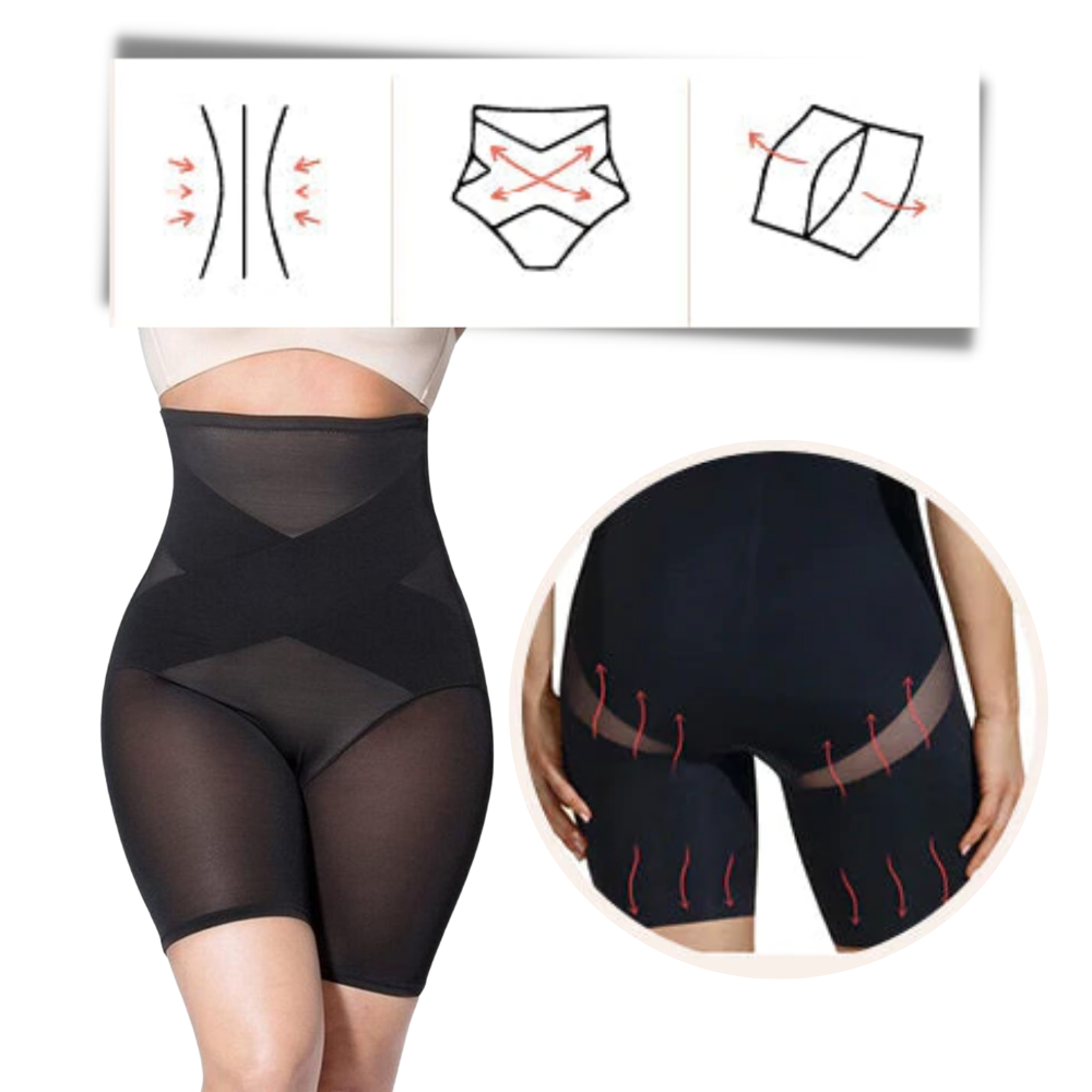 High Waist Slimming Shapewear - Ozerty