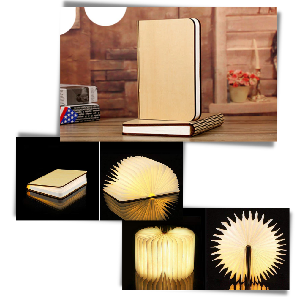 Rechargeable Wooden Reading Lamp - Ozerty