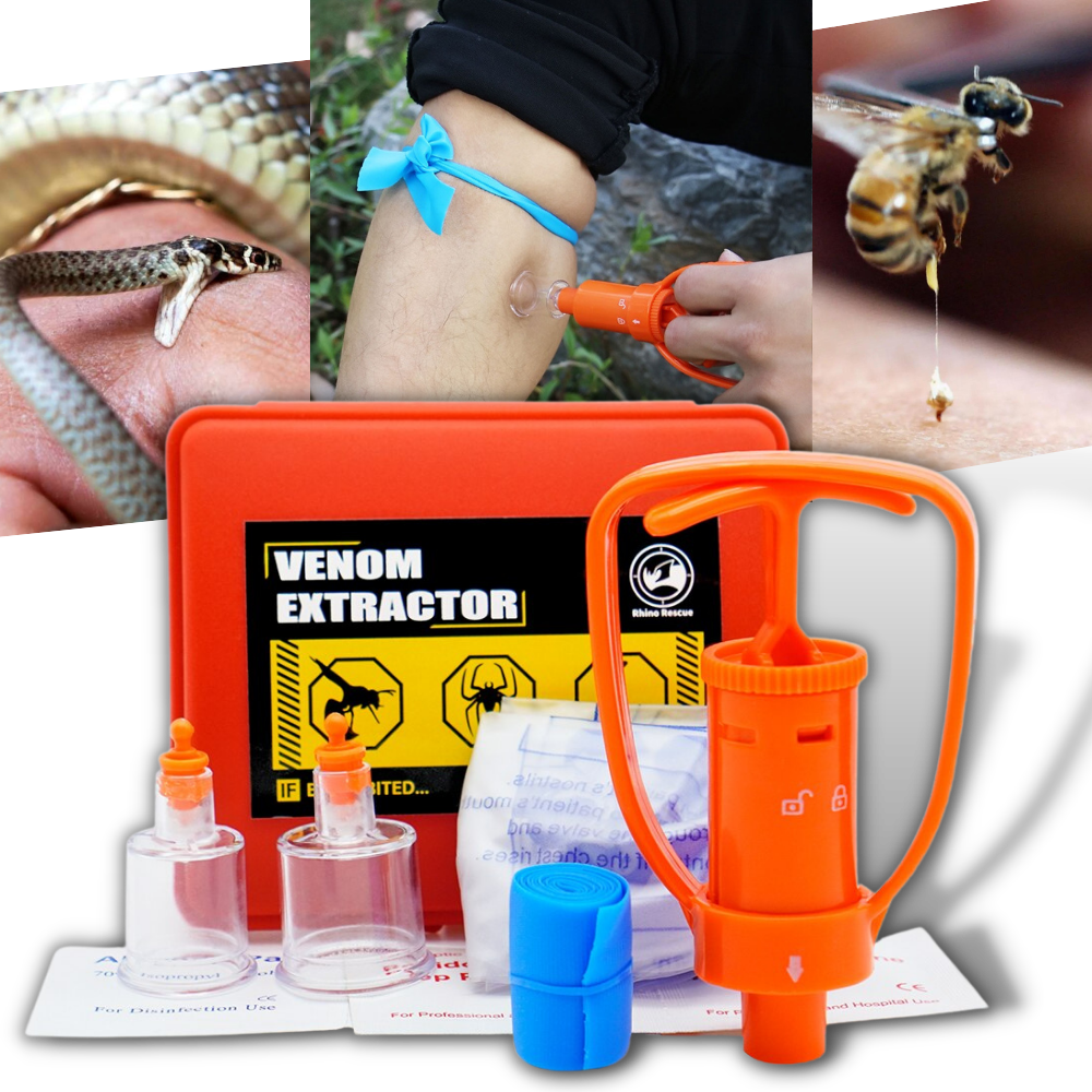 Emergency Venom Extractor Kit - Ozerty