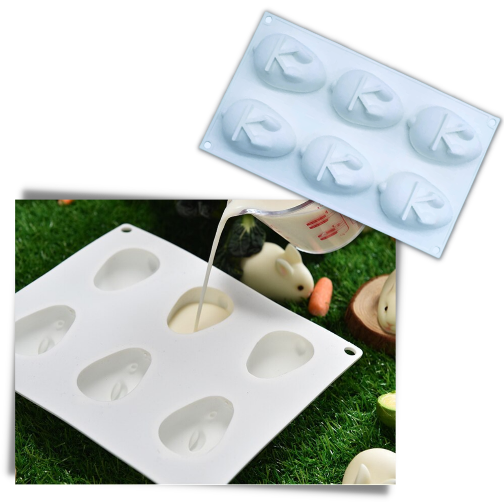 Mini Bunny Silicone Cake Mould - Ozerty