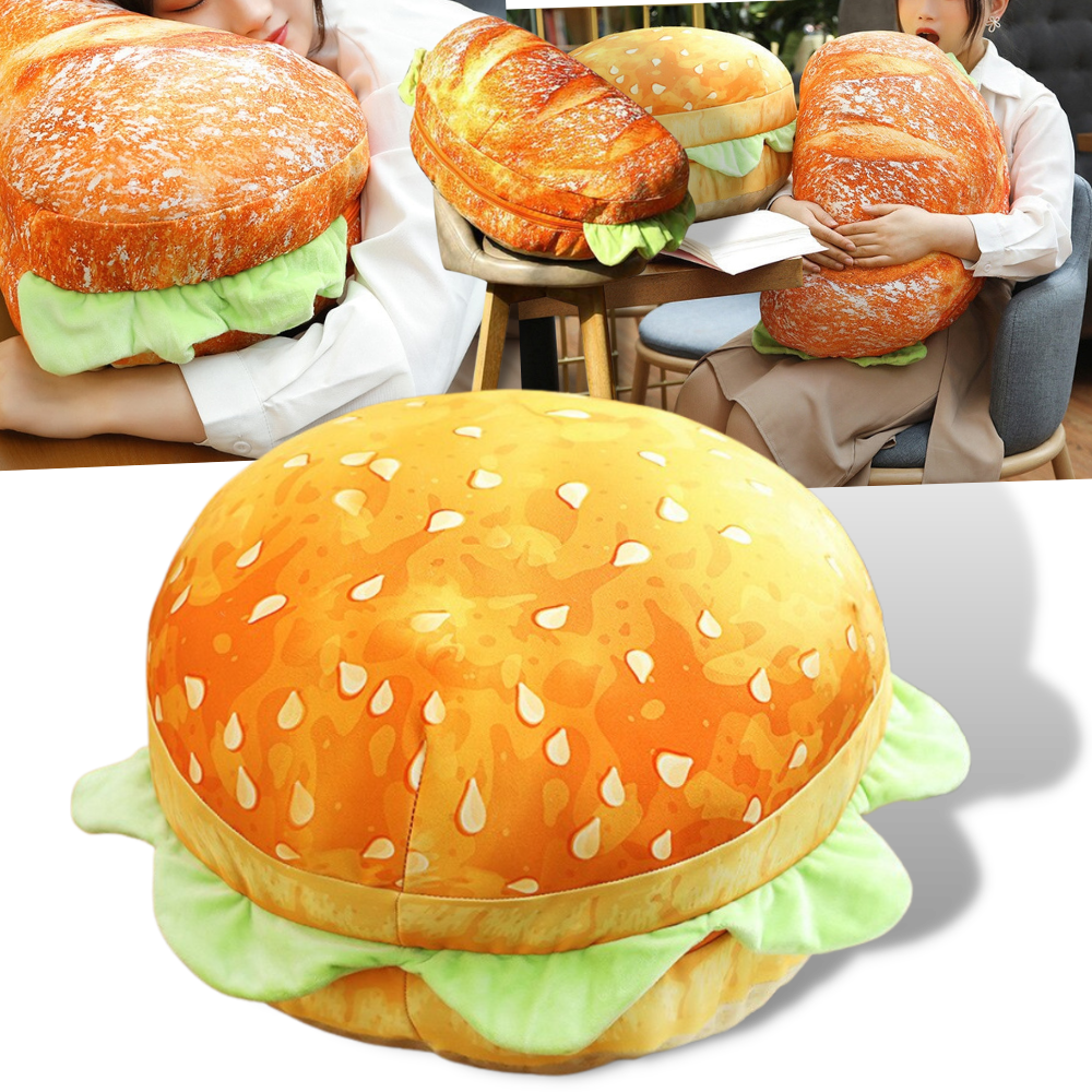 Plush Burger Cushion - Ozerty