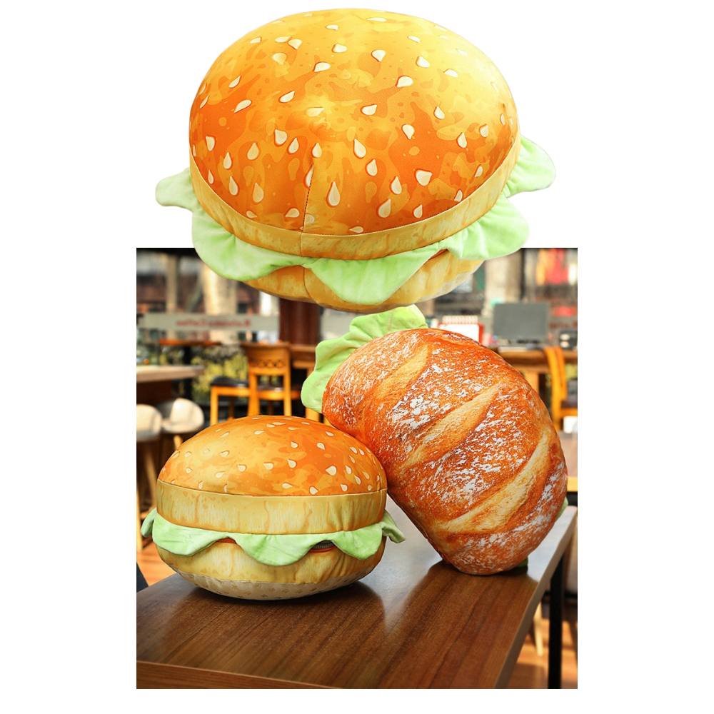 Plush Burger Cushion - Ozerty