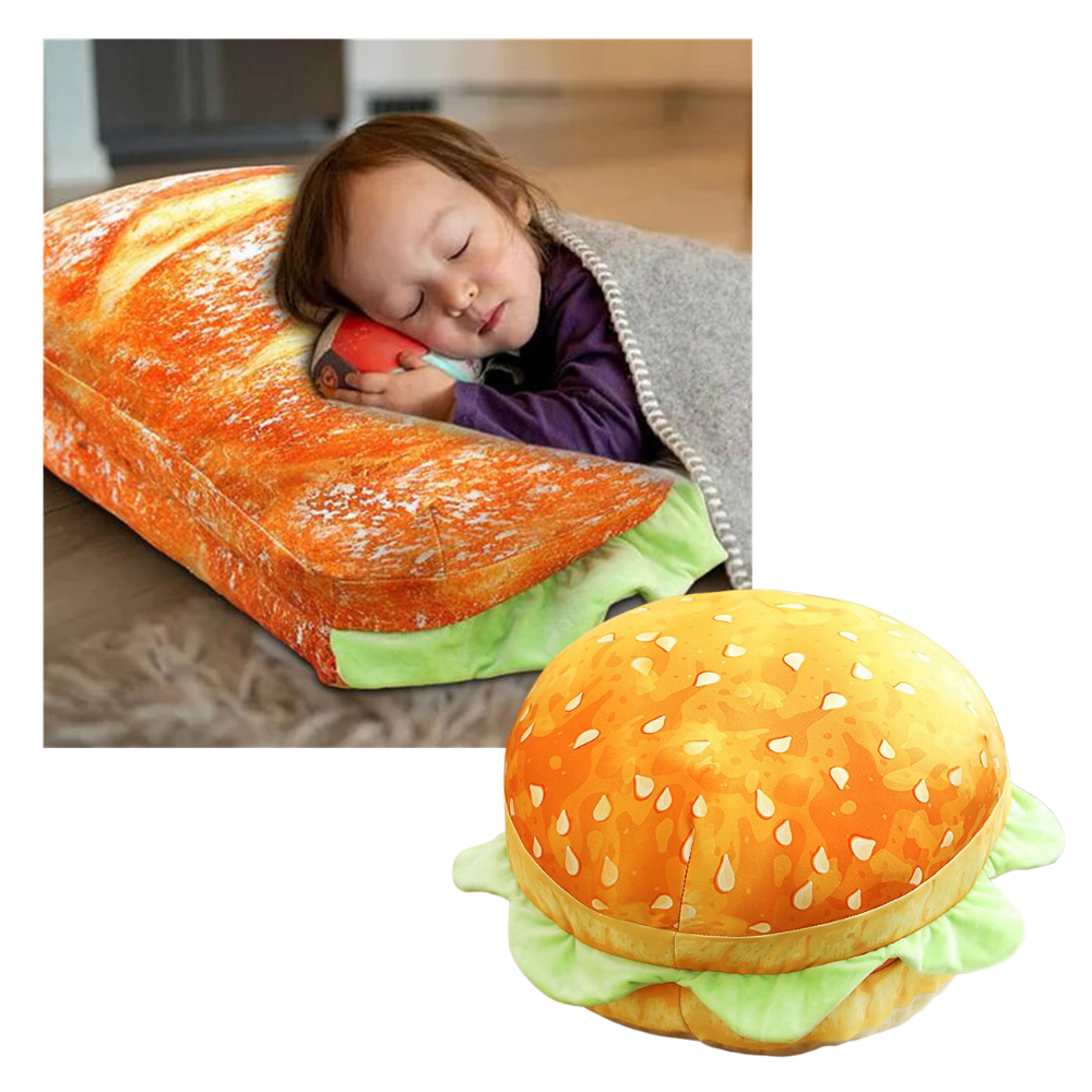 Plush Burger Cushion - Ozerty