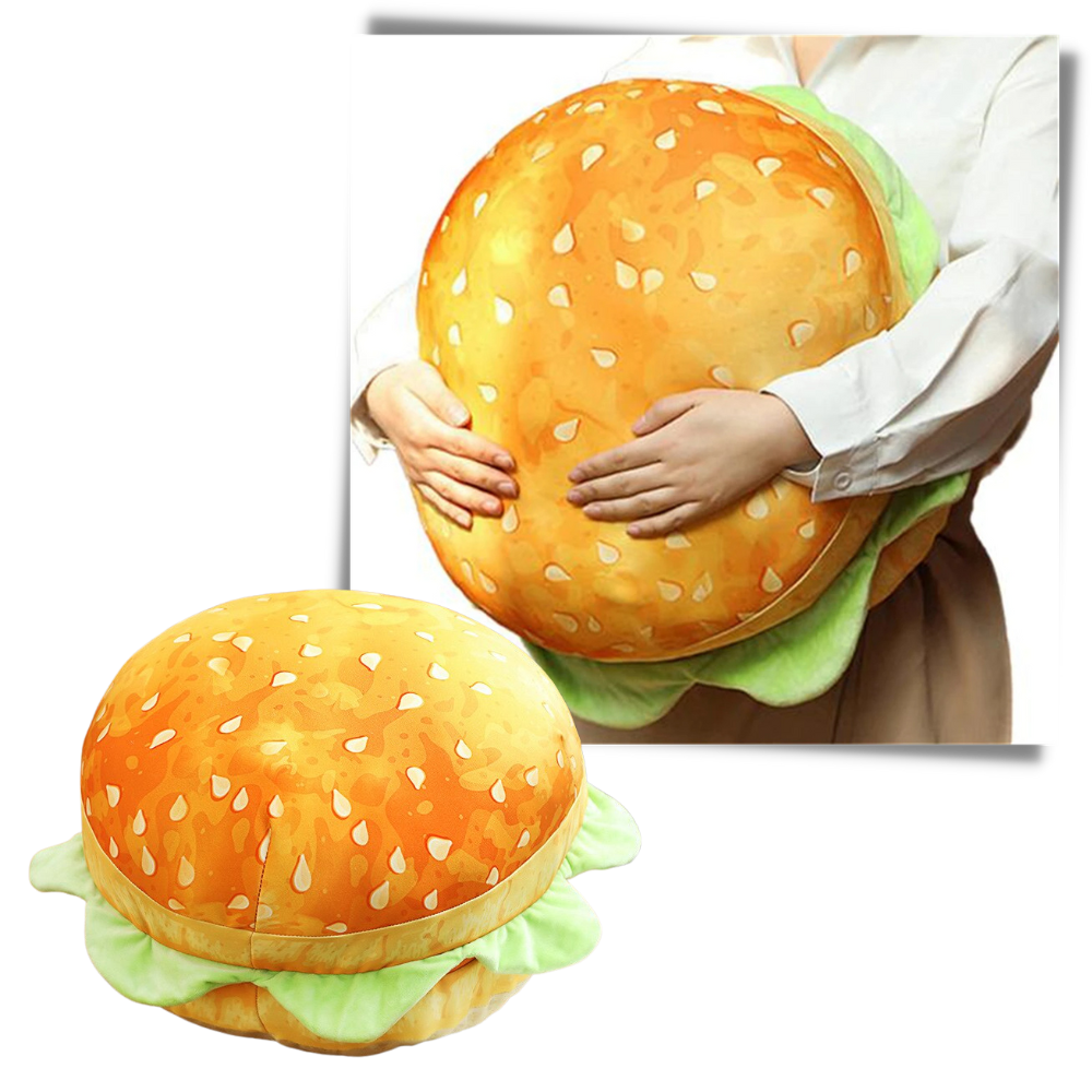 Plush Burger Cushion - Ozerty