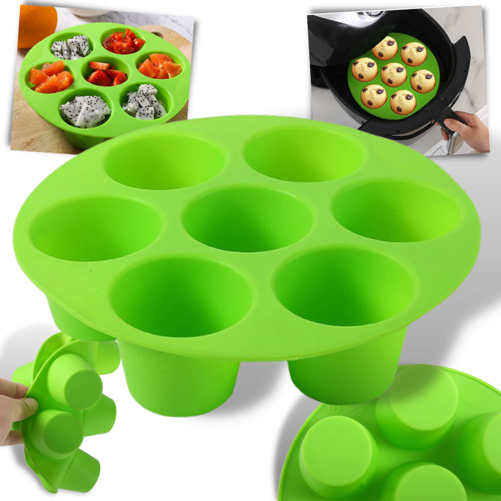 Round Silicone Cupcake Tray - Ozerty