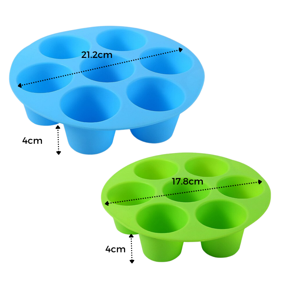 Round Silicone Cupcake Tray - Ozerty