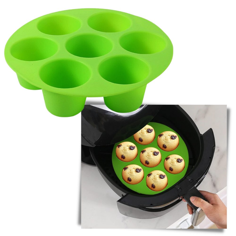 Round Silicone Cupcake Tray - Ozerty