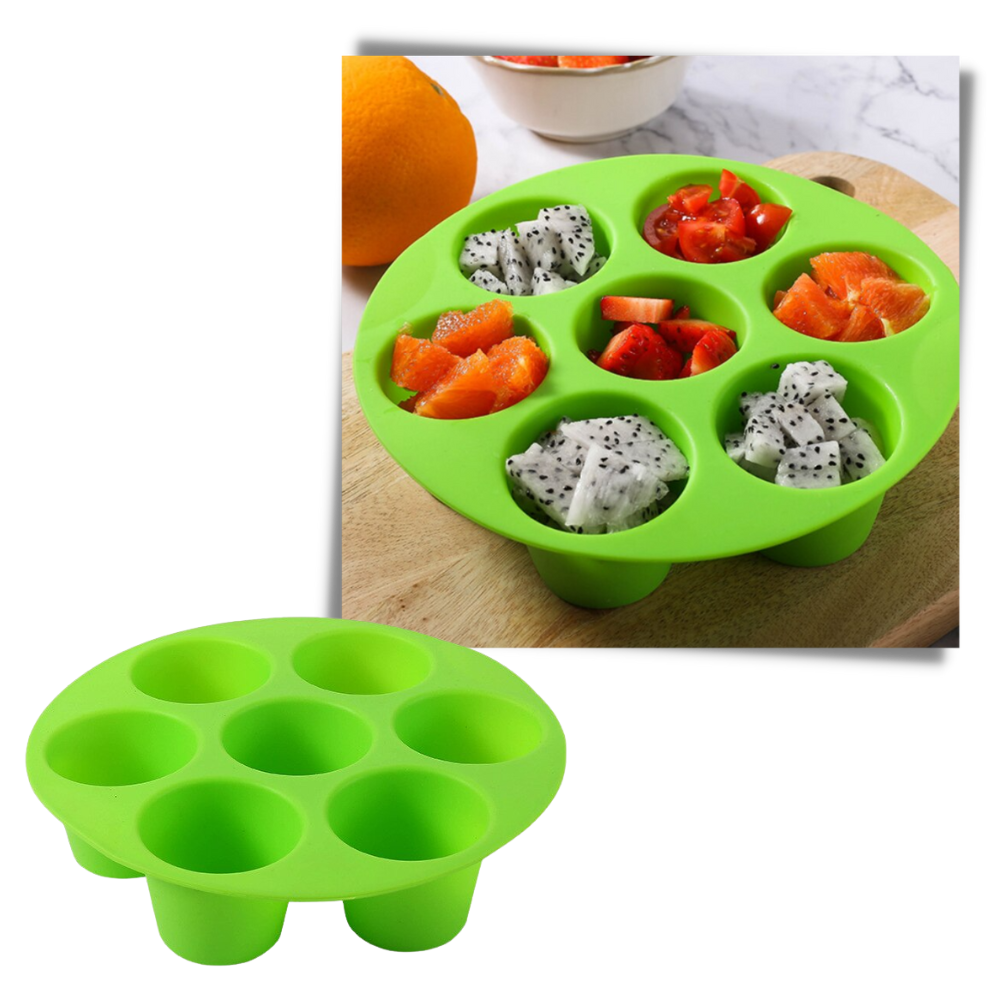 Round Silicone Cupcake Tray - Ozerty